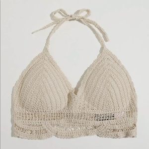 Stylish crochet bathing suite top